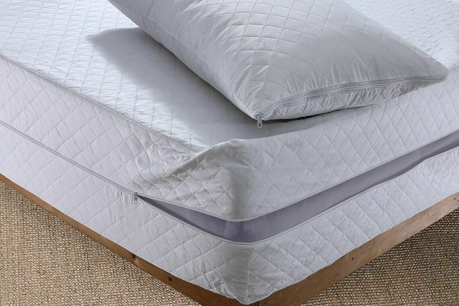 Quilted Mattress Encasement - Anti Bed Bug Mattress Protection