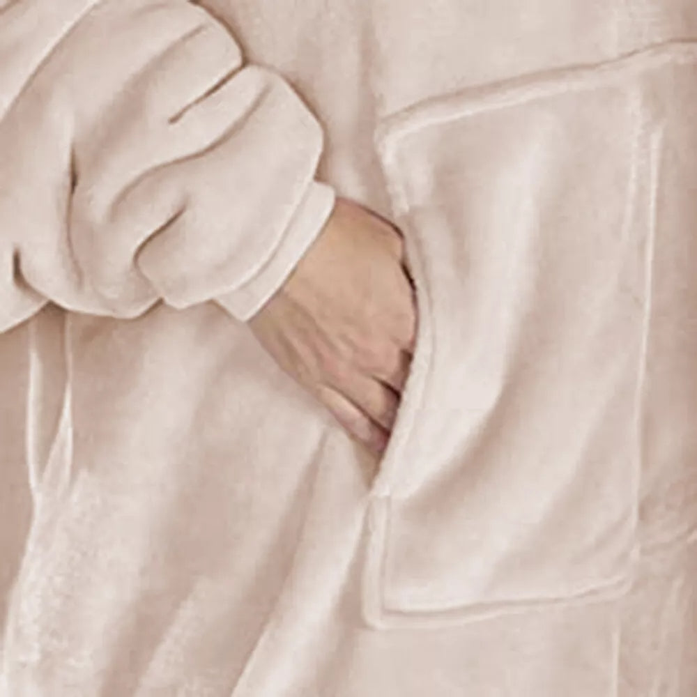 HOodie Oversized Hoodies Snuggy Hooded Blanket Super Plush Fleece Wearable Large