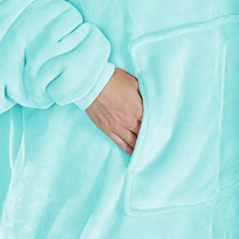 HOodie Oversized Hoodies Snuggy Hooded Blanket Super Plush Fleece Wearable Large
