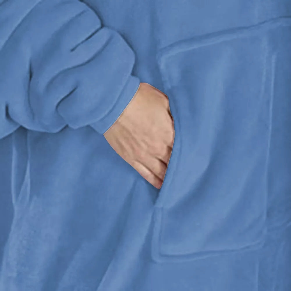 HOodie Oversized Hoodies Snuggy Hooded Blanket Super Plush Fleece Wearable Large