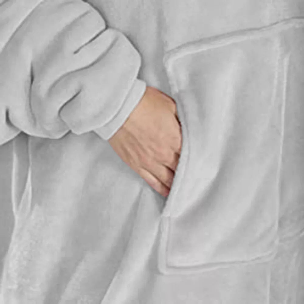 HOodie Oversized Hoodies Snuggy Hooded Blanket Super Plush Fleece Wearable Large