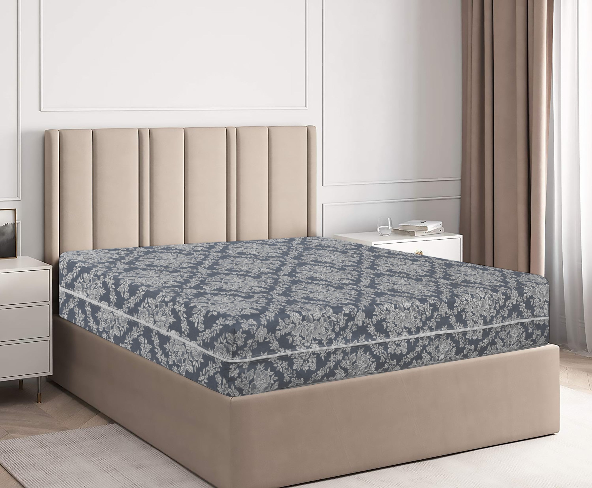 Alba Mattress Cover - Grey