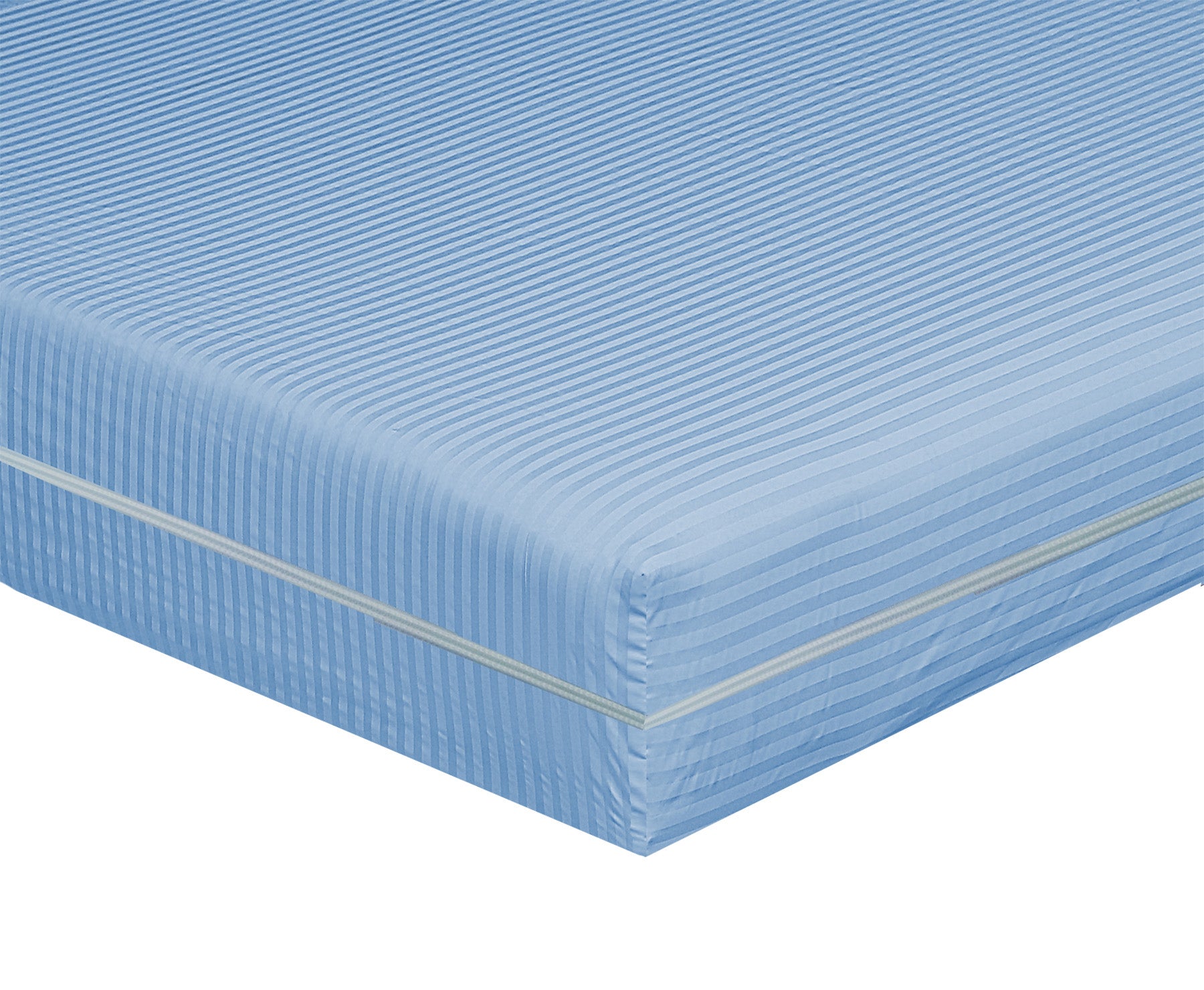 **Luxury Satin Stripe Zipped Mattress Protector – Double-Sided Zipper Closure, 360° Full Encasement Cover, 30cm Deep Pocket, Anti-Bed Bug, Dust Mite & Allergen Protection, Hypoallergenic & Breathable Mattress Cover**