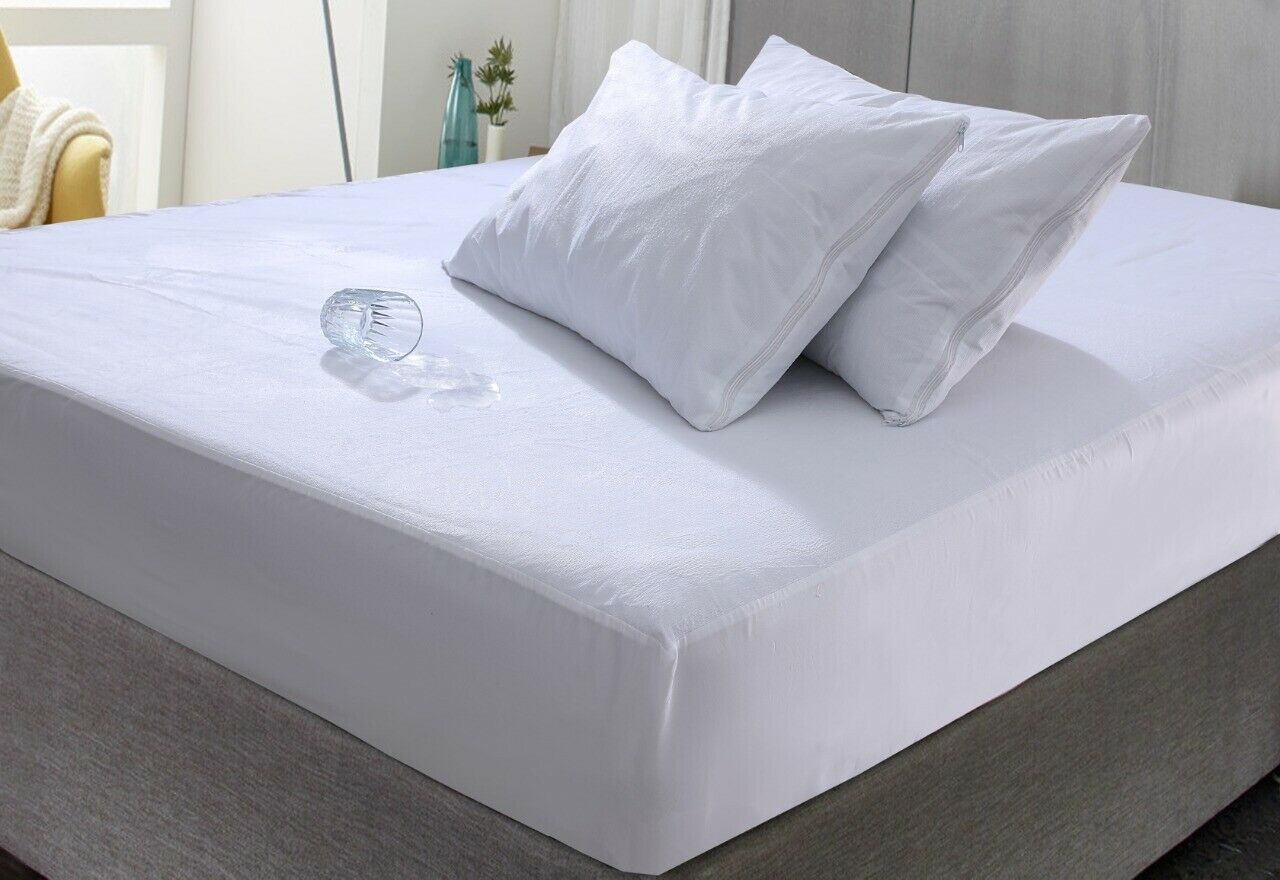 100% Waterproof Terry Towel Mattress Protector