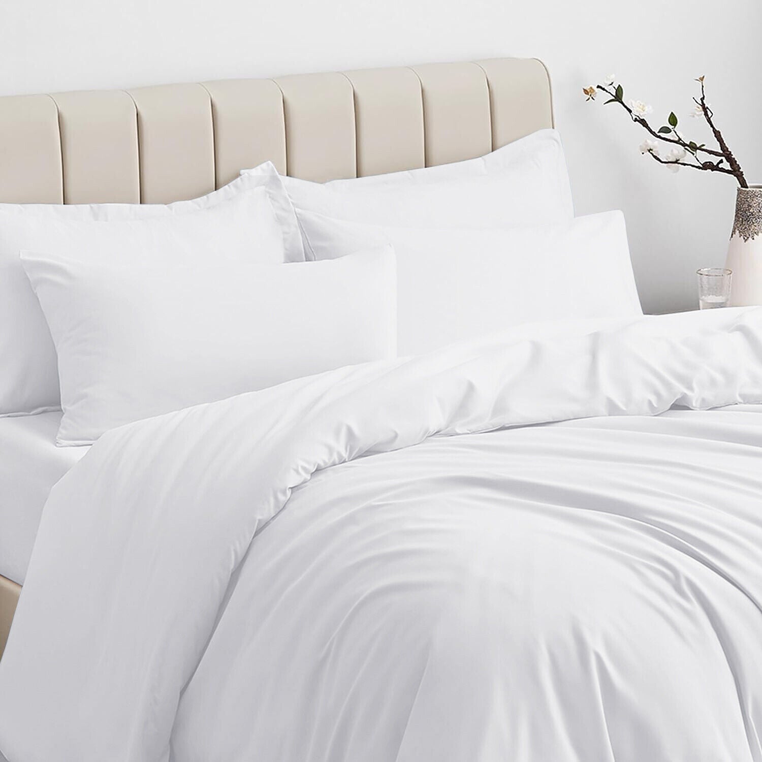 White Duvet Cover Set - Hotel Quality